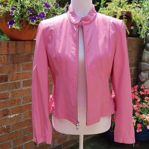 Vintage Wilson Pink Leather Jacket